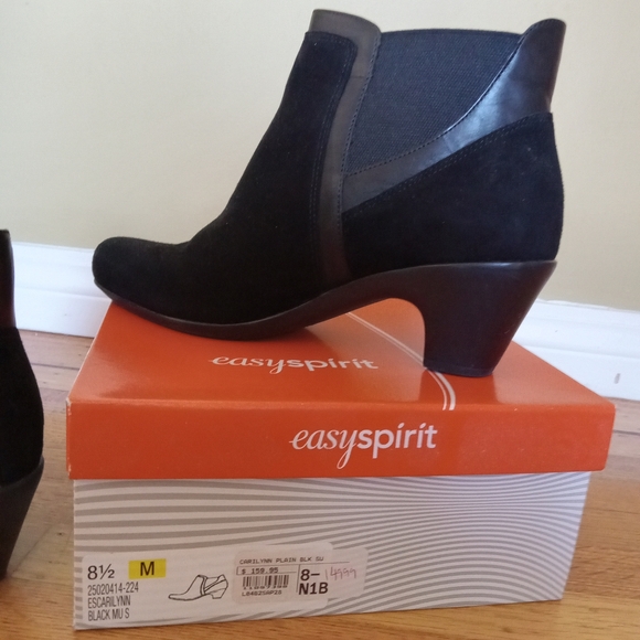 Easyspirit  suade  ankle  boots - Picture 3 of 8